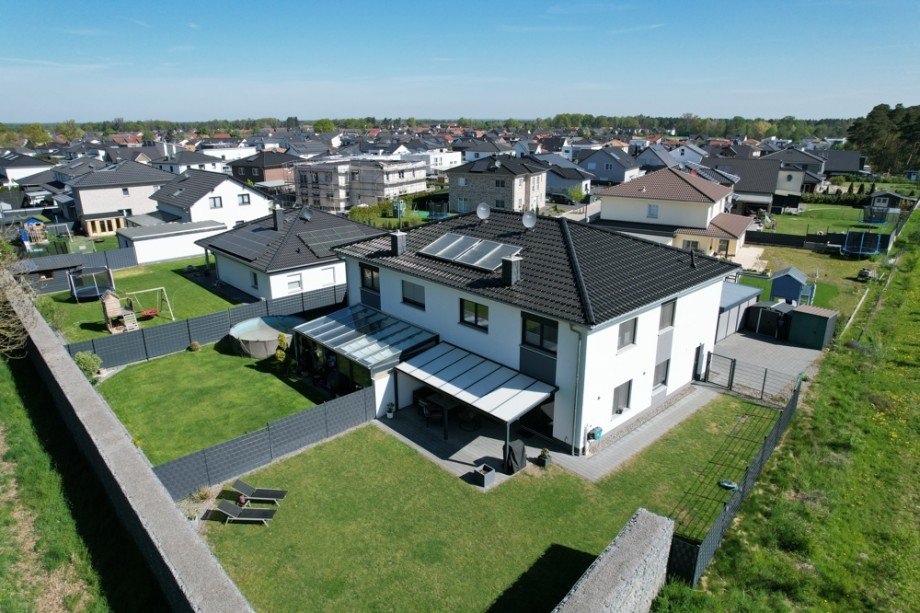 Ansicht S�dwest Doppelhaush�lfte Danndorf