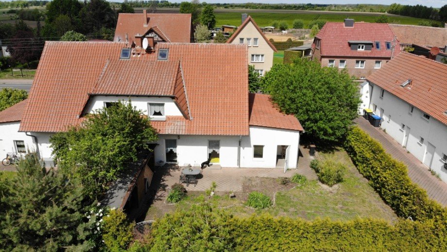 Gartenansicht Doppelhaush�lfte Oebisfelde / Niendorf