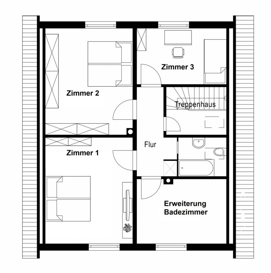 Obergeschoss Einfamilienhaus Danndorf
