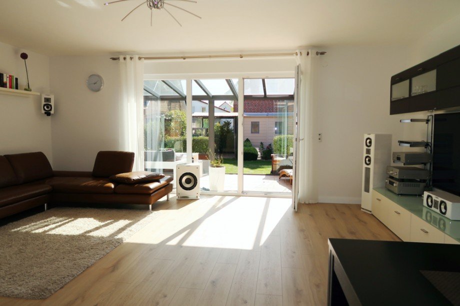 Wohnen Blick Garten Reihenmittelhaus Braunschweig / Lamme