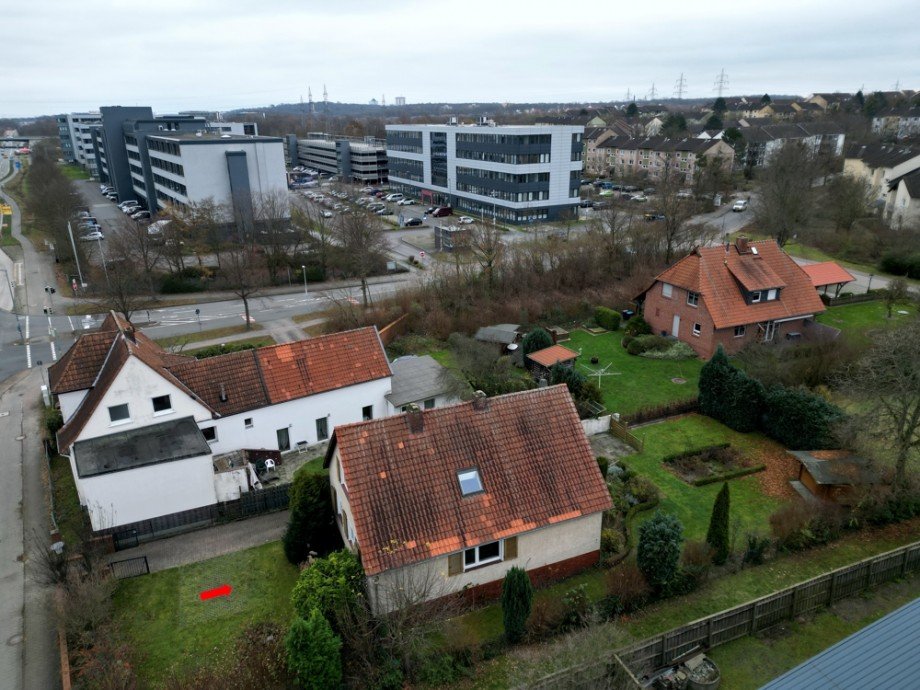 Luftbild Nord West Einfamilienhaus Wolfsburg / Fallersleben