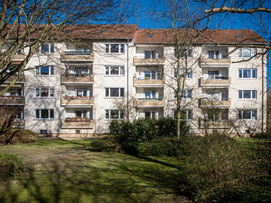 Balkonblick Etagenwohnung Braunschweig / Melverode