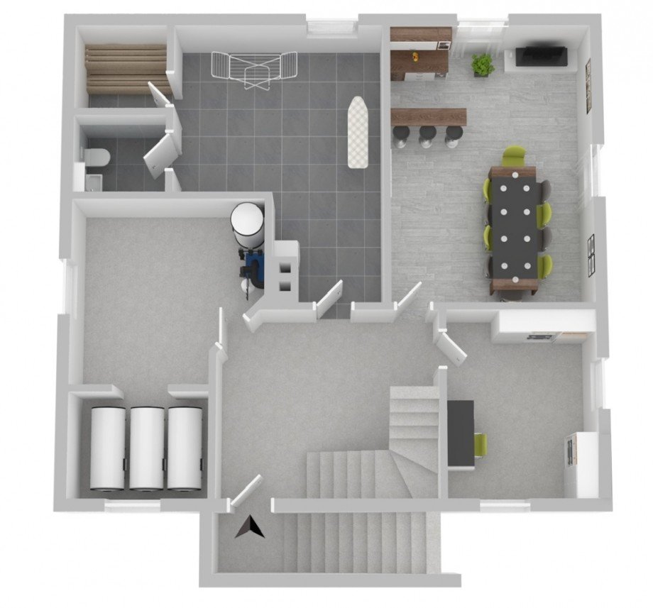 Kellergeschoss Einfamilienhaus Meine / Bechtsb�ttel
