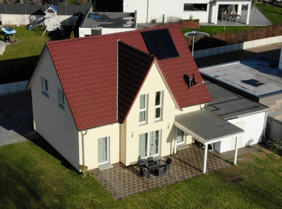 Luftbild Einfamilienhaus Wolfenb�ttel / Linden