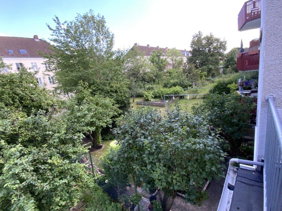 Blick ins Gr�ne Etagenwohnung Wolfsburg / Stadtmitte