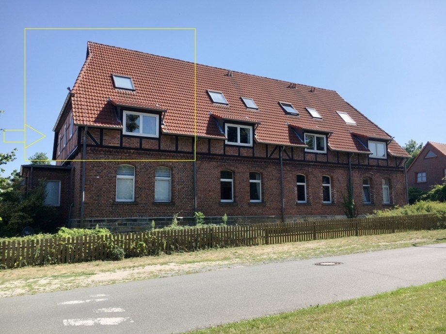 Ansicht Geb�ude Maisonettewohnung Wolfsburg / Neuhaus