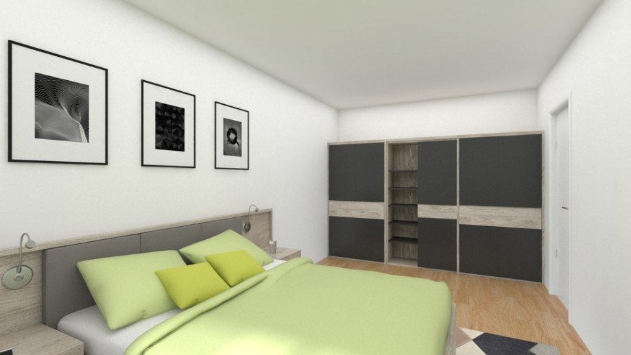 Schlafen1 Bsp. modernisiert Etagenwohnung Wolfsburg / Westhagen