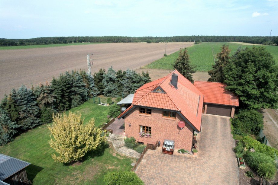 Blick nach Norden Einfamilienhaus Ehra-Lessien