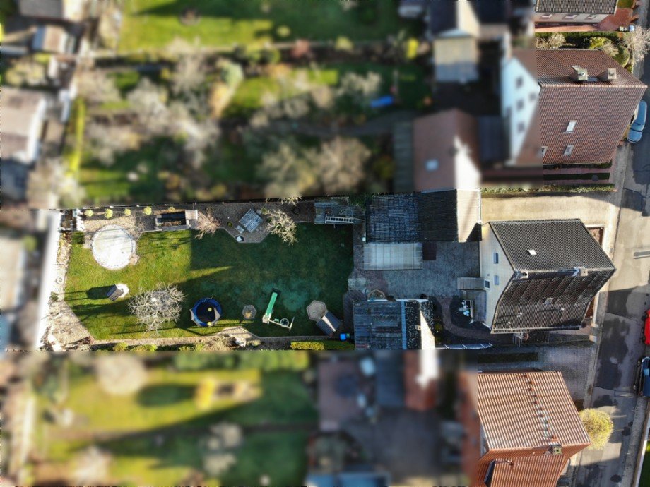 Grundst�ck von oben Einfamilienhaus Wolfsburg / Hellwinkel