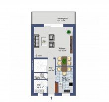 Erdgeschoss mit Wintergarten **possiel makes it possible** BS-Lamme!  Einzug 2019 m�glich! Sehr gepflegtes Reihenmittelhaus mit Garten.