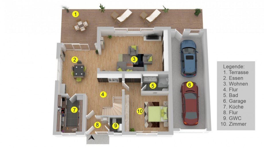 Erdgeschoss Einfamilienhaus Wolfsburg / Vorsfelde