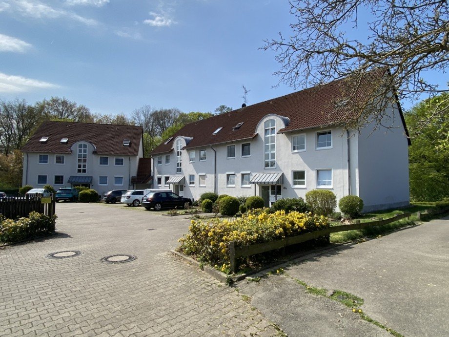Geb�ude Eingangsseite Etagenwohnung Wolfsburg / Tiergartenbreite
