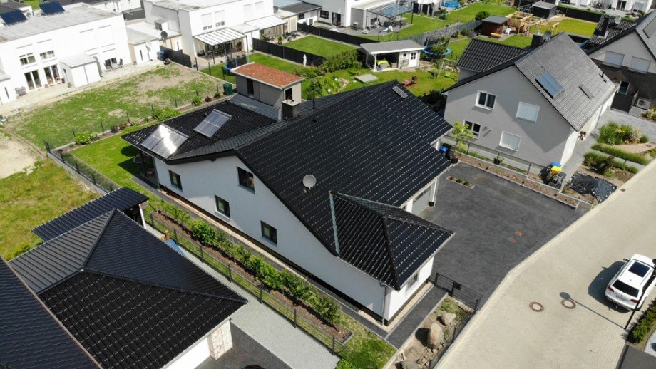 Luftbild S�dost Einfamilienhaus Danndorf