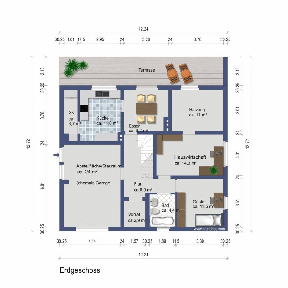 Erdgeschoss Einfamilienhaus Isenb�ttel