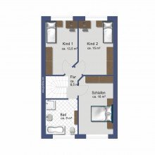 Obergeschoss **possiel makes it possible** BS-Lamme!  Einzug 2019 m�glich! Sehr gepflegtes Reihenmittelhaus mit Garten.