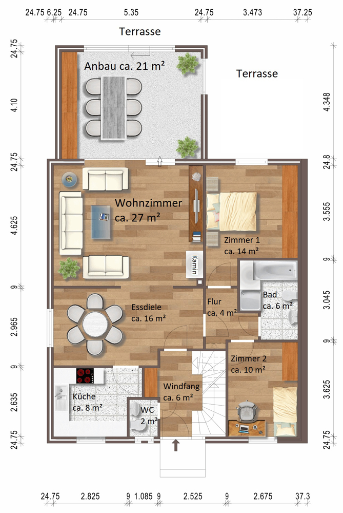Erdgeschoss Einfamilienhaus Wolfsburg