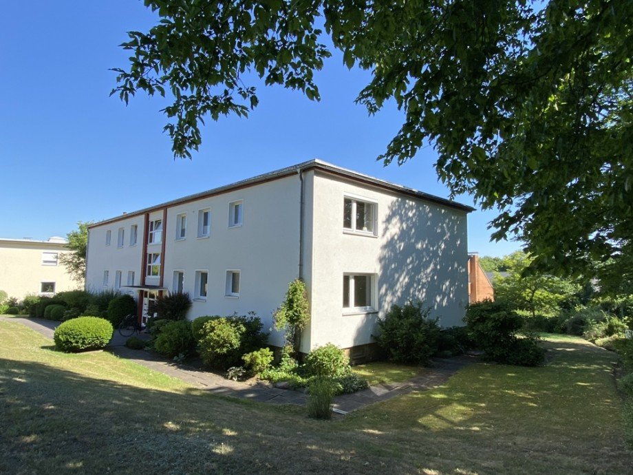 Blick auf das Haus 1 Erdgeschosswohnung Wolfsburg / Klieversberg