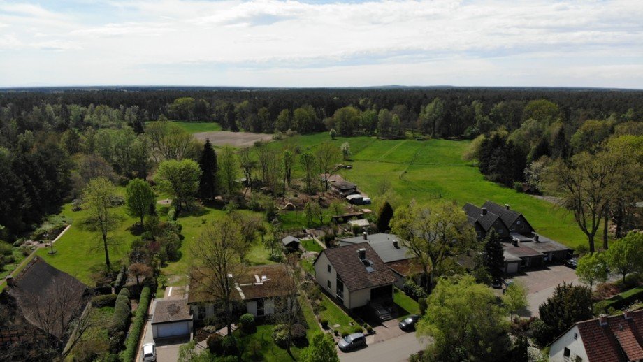 Blick Natur nach S�den Doppelhaush�lfte Gifhorn