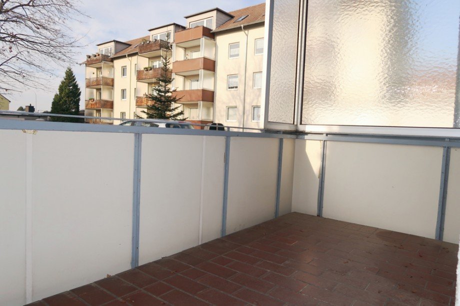 Balkon gesch�tzt Erdgeschosswohnung Wolfenb�ttel