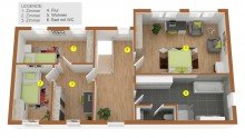 Obergeschoss **possiel makes it possible** Einfamilienhaus Wolfenb�ttel Innenstadtlage!