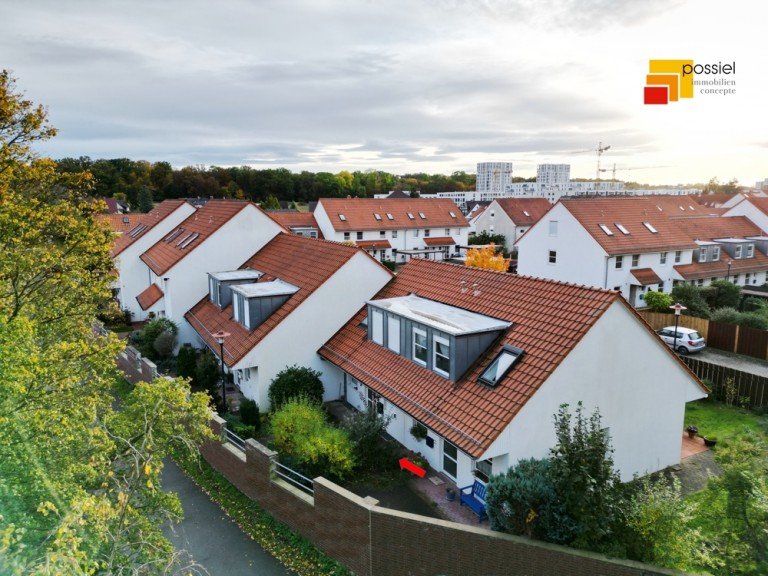 Ansicht Nord Ost Wolfsburg Reihenmittelhaus **possiel makes it possible** Ostrandlage Hellwinkel / Gepflegtes kleines Reihenmittelhaus auf Eigentumsgrundst�ck