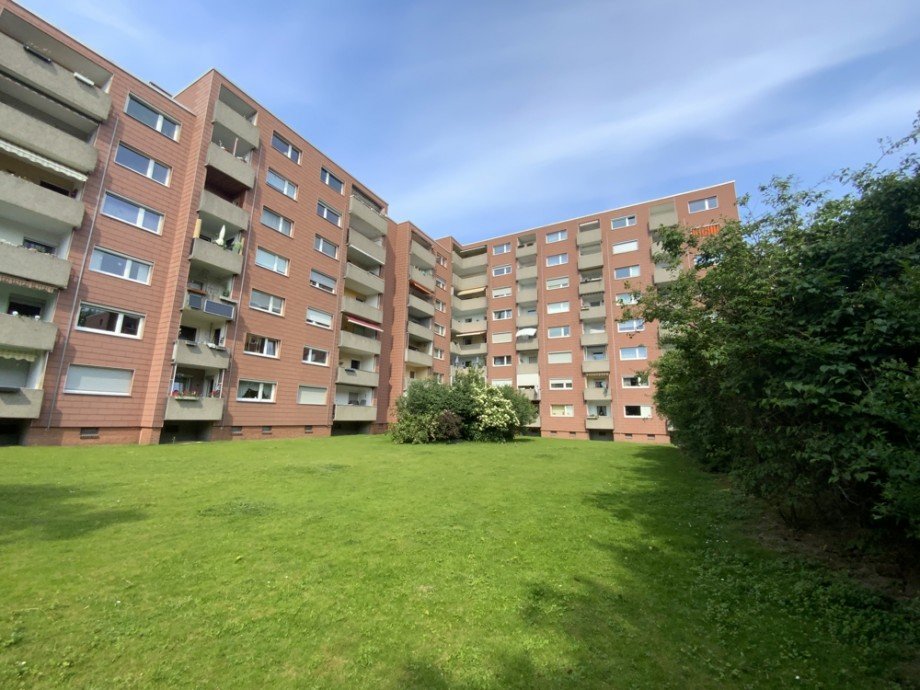 Ansicht Gartenseite Etagenwohnung Braunschweig / Weststadt