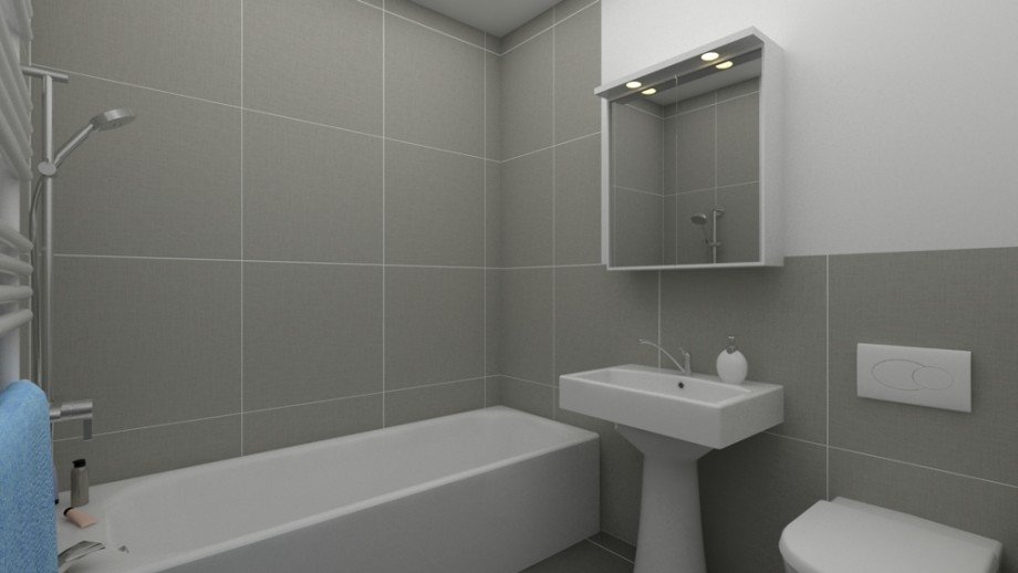 Bad Bsp. modernisiert Etagenwohnung Wolfsburg / Westhagen