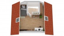 Dachgeschoss **possiel makes it possible** Minivilla im Stil einer Reihenhauswohnung!