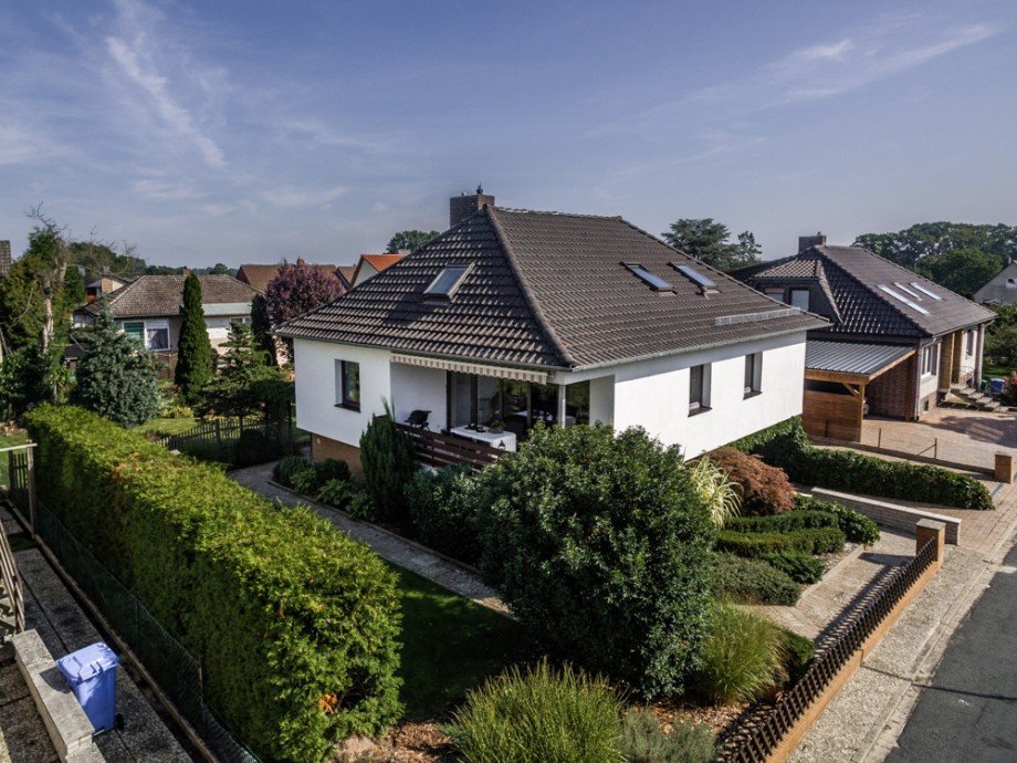 Terrassenblick Einfamilienhaus Gifhorn / Gamsen
