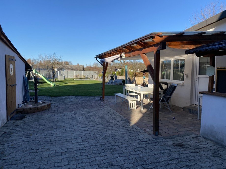 Terrasse Gartenblick Einfamilienhaus Wolfsburg / Hellwinkel