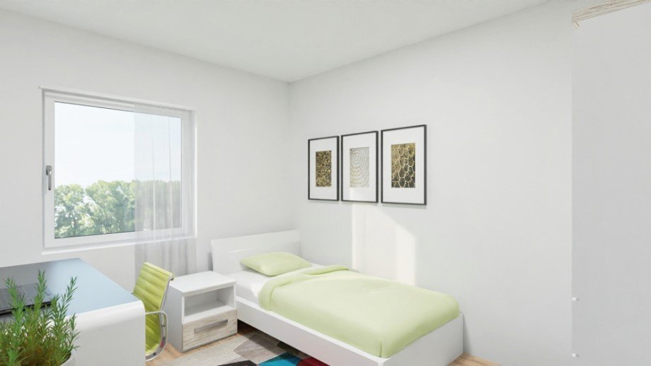 Schlafzimmer 2 - Beispielfoto Erdgeschosswohnung Wolfsburg / Klieversberg