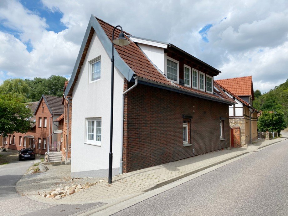 Aussen Stra�e Einfamilienhaus Walbeck