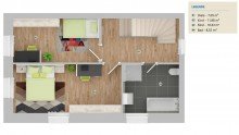 Obergeschoss **possiel makes it possible** Sofortbezug m�glich! F�r die junge  Familie - Saniertes Reihenendhaus !