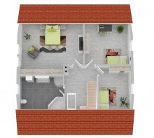 Obergeschoss **possiel makes it possible** Einziehen Wohlf�hlen. Charmantes Haus sucht neue Bindung!