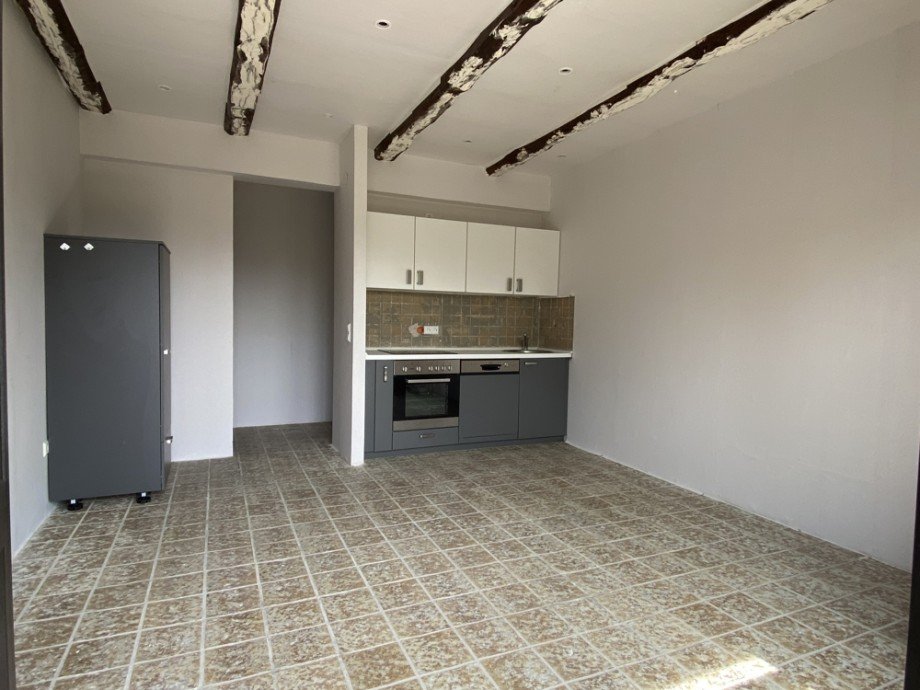 K�chenblick Erdgeschosswohnung Osloss