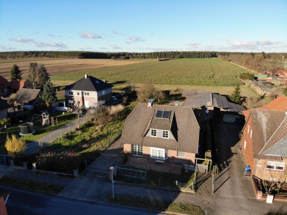 Blick nach Norden Einfamilienhaus Ehra-Lessien
