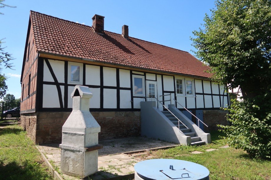 R�ckansicht Einfamilienhaus Siestedt