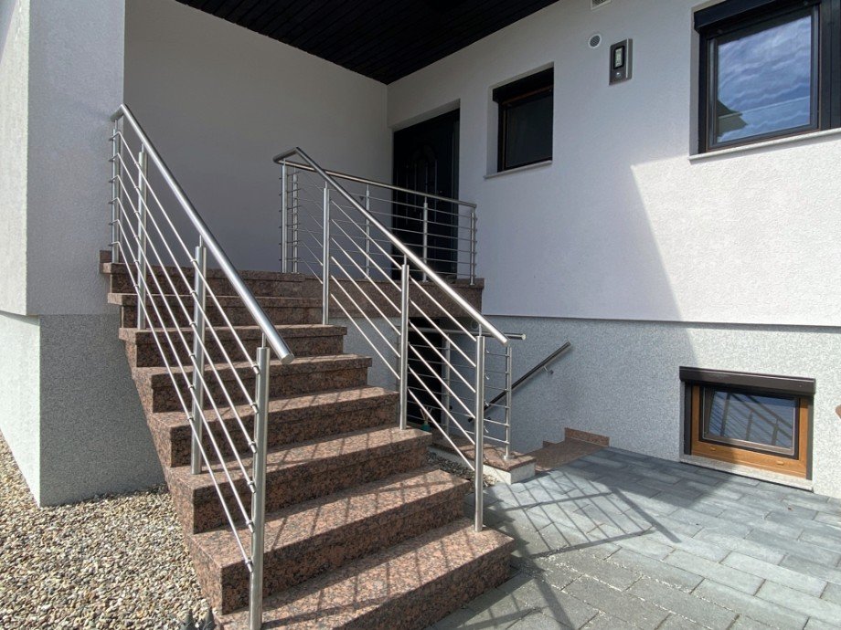 Hauseingang Bungalow R�hen