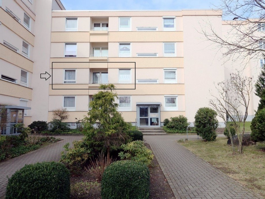 Ansicht Ost Etagenwohnung Wolfsburg