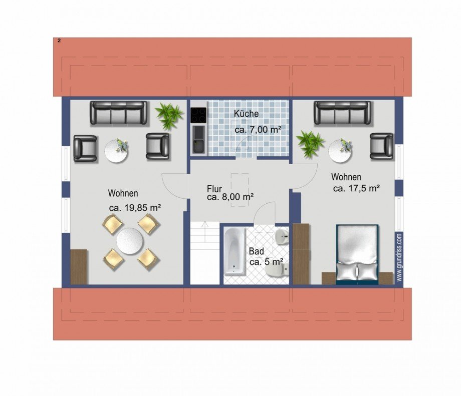 Dachgeschoss Einfamilienhaus Sassenburg