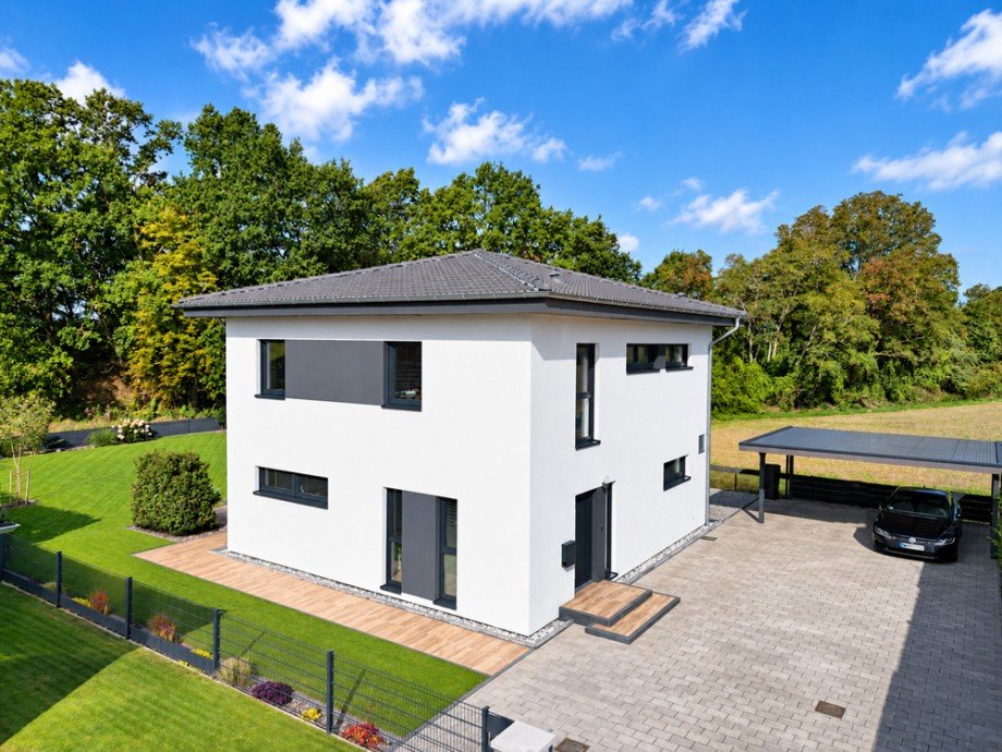 Hausansicht S�dost Einfamilienhaus Gro� Tw�lpstedt