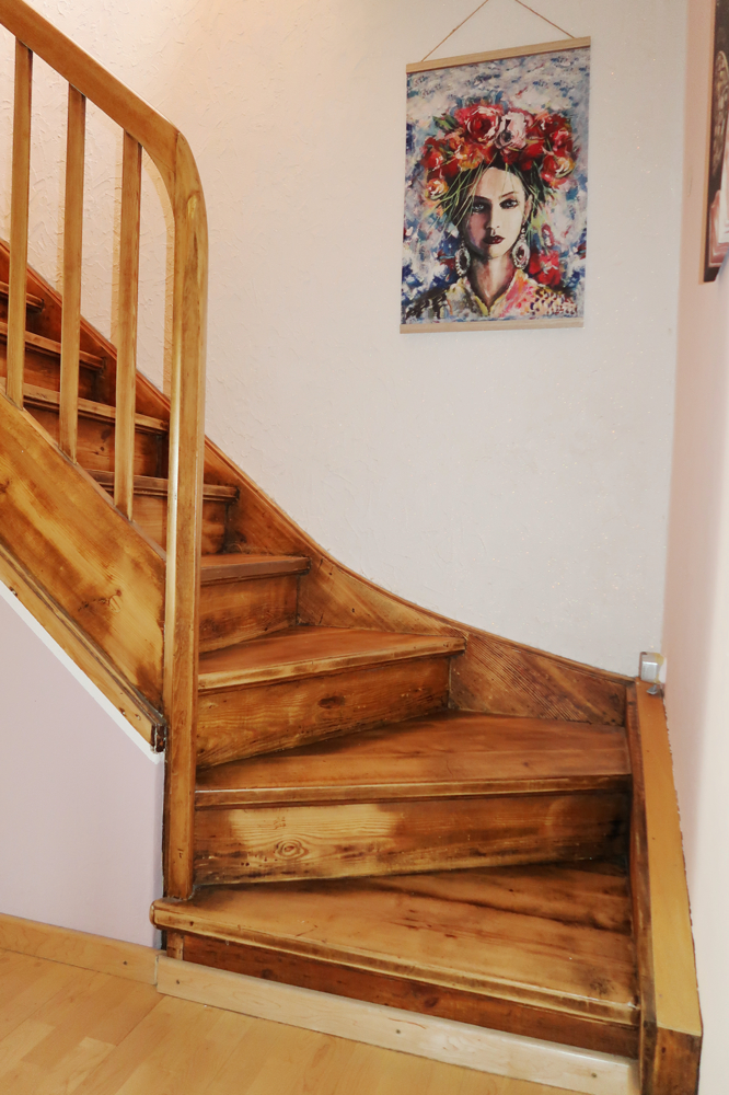 Treppe zum DG Doppelhaush�lfte Gifhorn