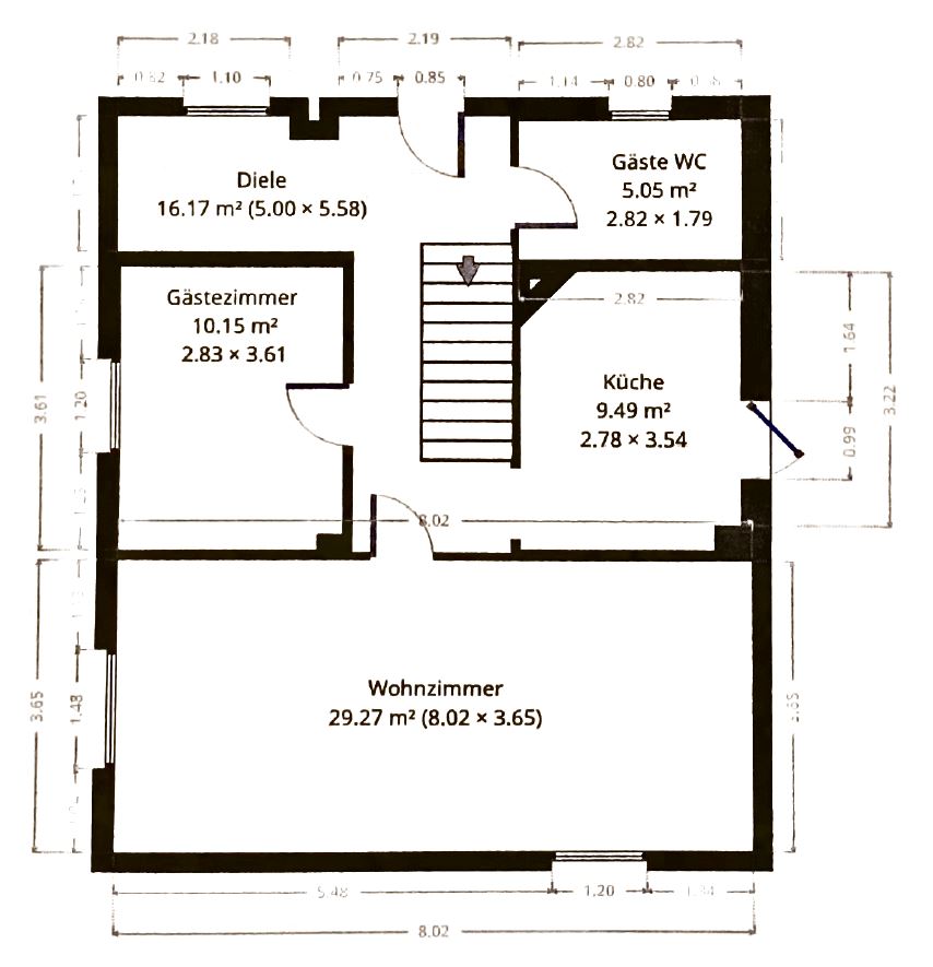 Erdgeschoss Einfamilienhaus Wolfsburg / Hellwinkel