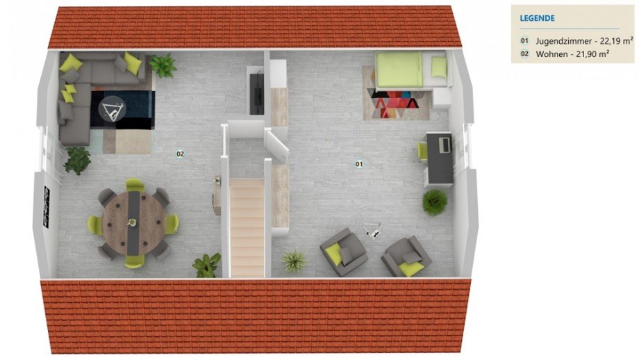 Dachgeschoss Einfamilienhaus Wolfsburg