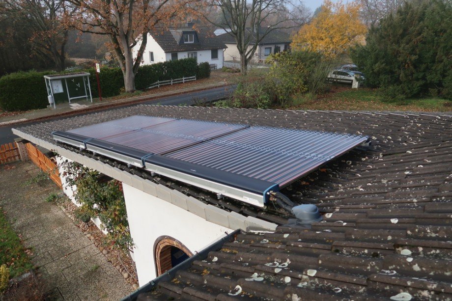 Solar f�r Heizung + Warmwasser Einfamilienhaus Wolfsburg