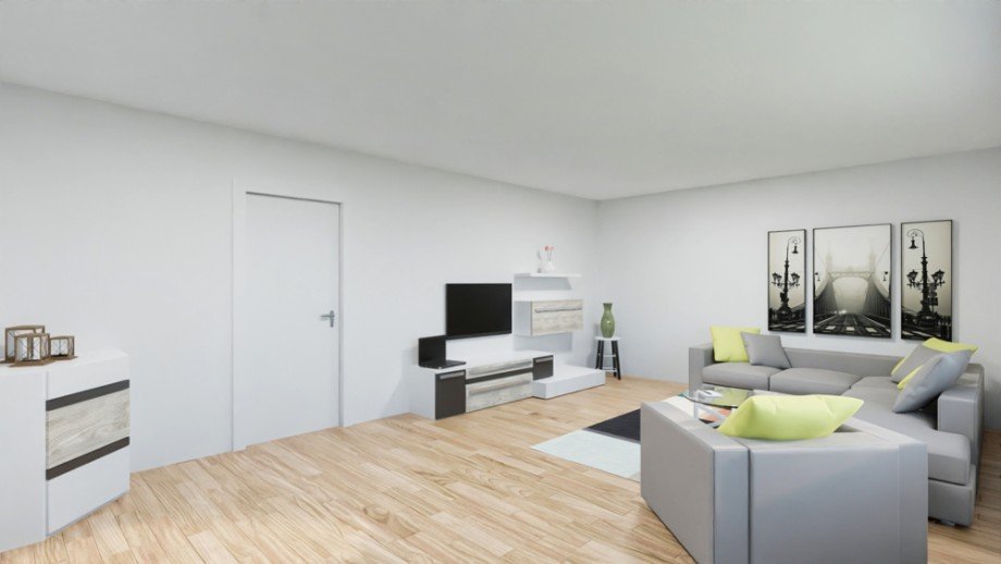 Wohnzimmer - Beispielfoto Erdgeschosswohnung Wolfsburg / Klieversberg