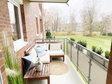 Balkon **possiel makes it possible** Gem�tlichkeit in drei Zimmern! Wohnen und Leben im Gr�nen!
