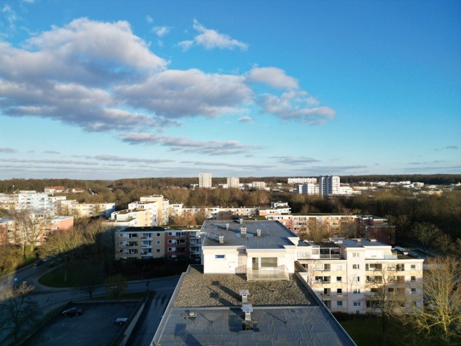 Blick Terrasse Etagenwohnung Wolfsburg / Westhagen