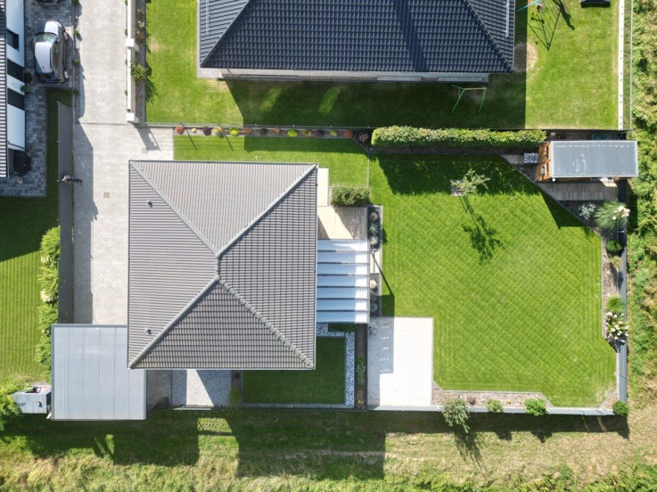 Luftbild Grundst�ck Einfamilienhaus Gro� Tw�lpstedt