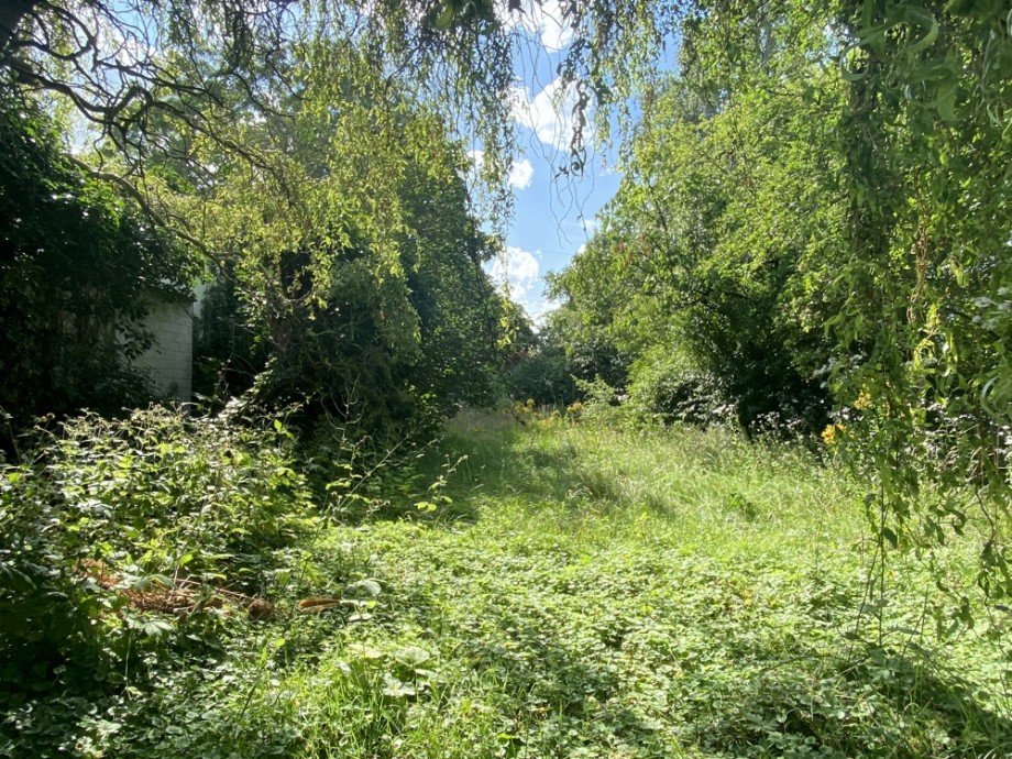 Garten Blick von der Terrasse Reihenhaus Wolfsburg / Detmerode